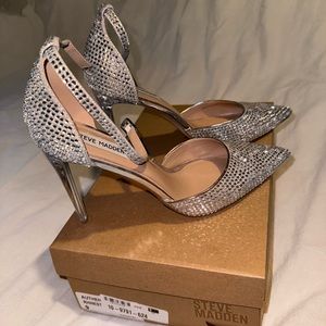 Steve Madden rhinstone heels